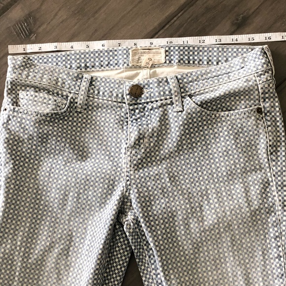 Current/Elliott Stiletto Gingham Jeans - Size 29 - Picture 9 of 10
